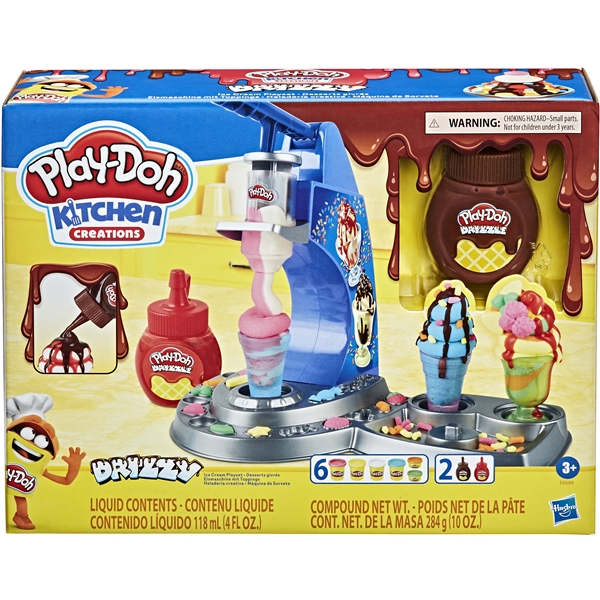 Play-Doh Drizzy Ice Cream Playset (Bilde 1 av 7)