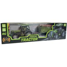 Junior Wheels Traktor med skogsvogn R/C