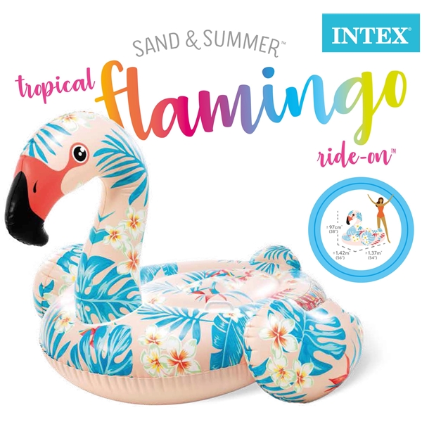 INTEX Tropisk Flamingo Ride-On (Bilde 3 av 3)
