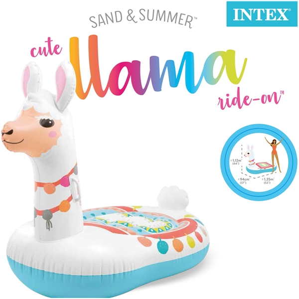 INTEX Søt Llama Ride-On (Bilde 3 av 3)