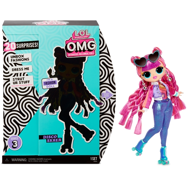 L.O.L. Surprise OMG Doll Series 3 Roller Chick (Bilde 1 av 4)