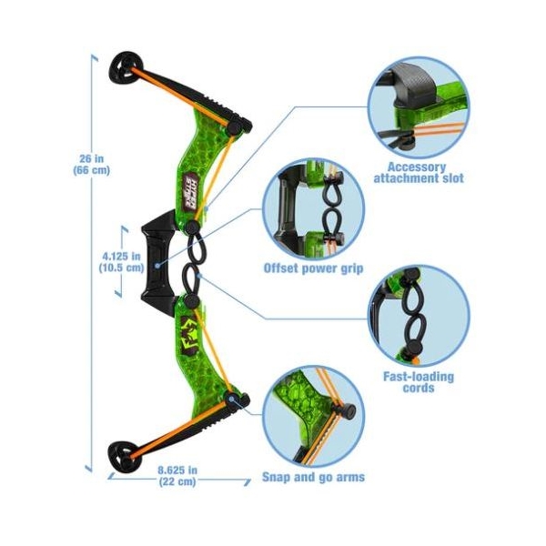 Hyper Strike Bow oransje/grønn (Bilde 2 av 3)